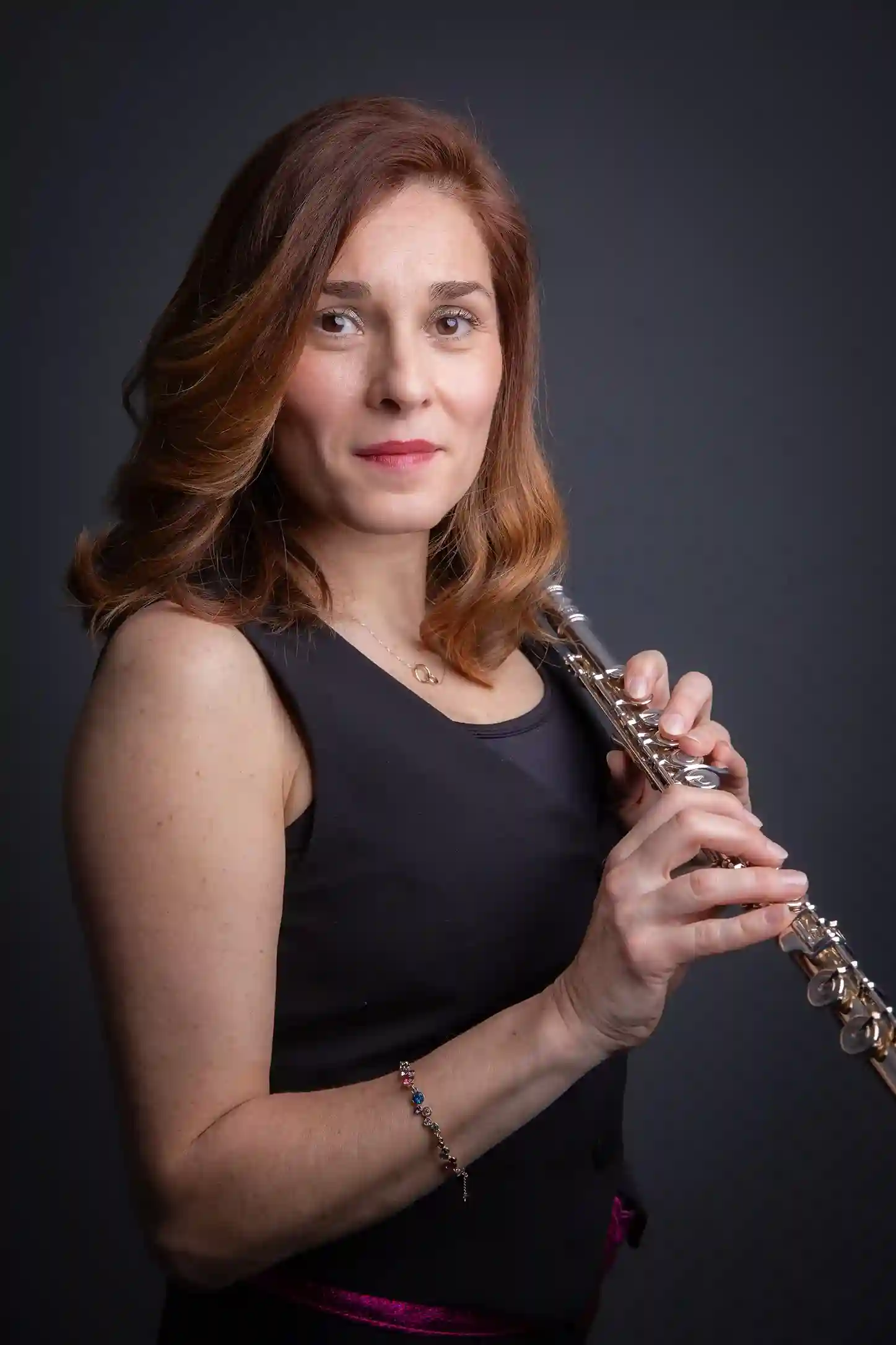 Portrait de Lise Bouvier, chanteuse et flûtiste de Picturophonie