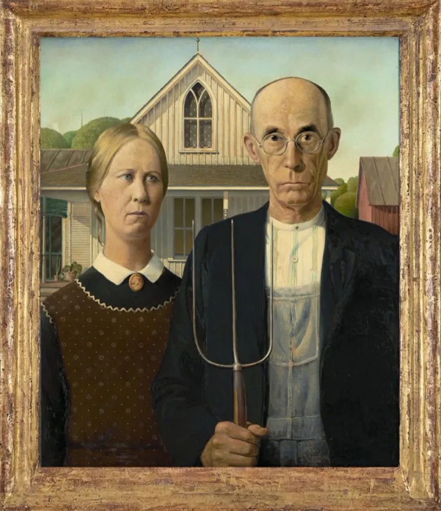 American Gothic, peinture de Grant Wood